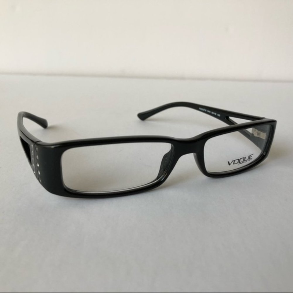 BRAND NEW VOGUE EYE GLASSES BLACK W/ RHINESTONES